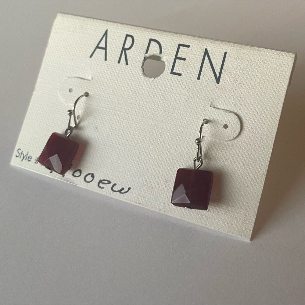 Arden Red Earrings